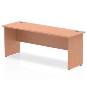 Trexus Desk Rectangle Panel End Leg 1800x600mm Beech Ref MI001732