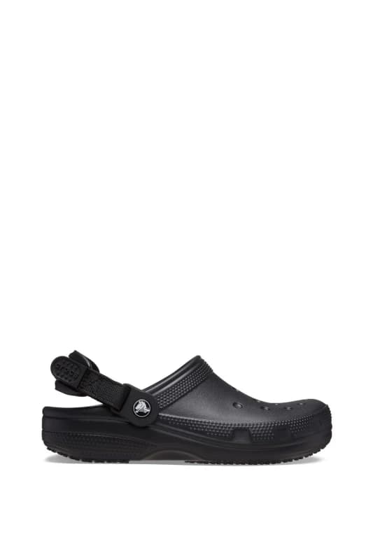 Crocs Crocs Men Classic Work Clog in Black Size: 11 Black 11 Male 196265634637