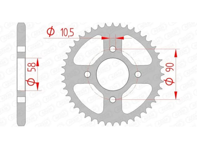 AFAM 10236-45 Chain Sprocket Chain Sprocket (5479)