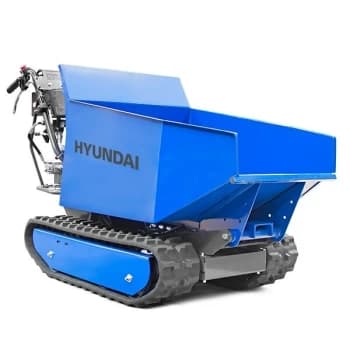 Hyundai 196cc Petrol 500kg Payload Tracked Mini Dumper / Power Barrow / Transporter HYTD500
