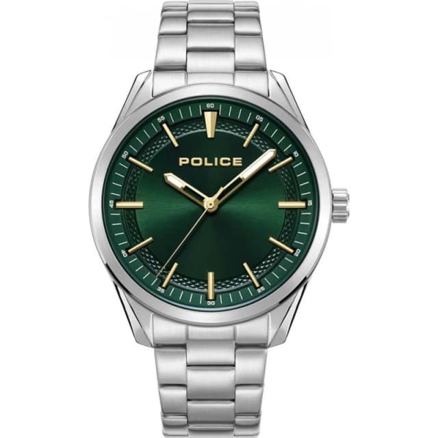 Police Urban Grille Green Dial Bracelet Watch - W44147