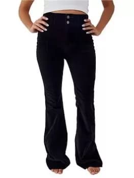 Free People Jayde Cord Flare - Black