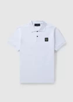 Belstaff Mens Short Sleeved Polo In White