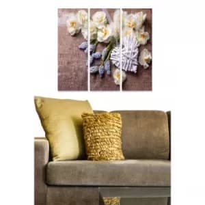 MDF9609118 Multicolor Decorative MDF Painting (3 Pieces)