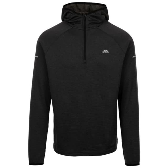 Trespass Trespass Men Montgo Active Hoodie in Black Size: Small Black S Male 5063574292757