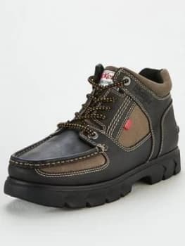 Kickers Lennon Mid Colour Block Boots - Black, Size 7, Men