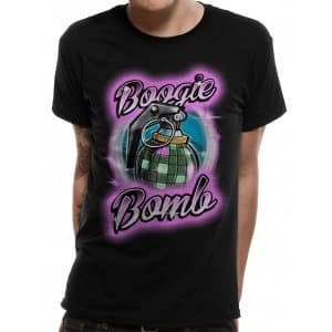 Fortnite - Unisex Medium Boogie Bomb Airbrush Youth T-Shirt (Black)