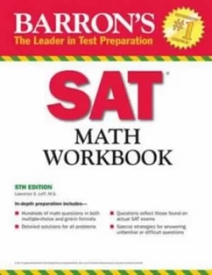 Barrons SAT math workbook by Lawrence S Leff