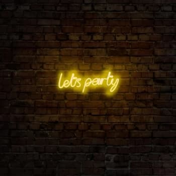 Lets Party - Yellow Yellow Wall Lamp