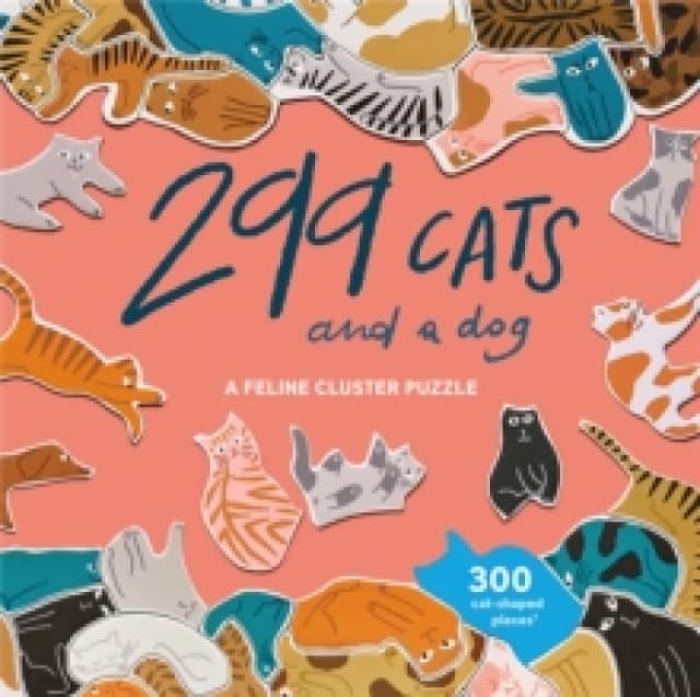 299 Cats (and a dog) : A Feline Cluster Puzzle Jigsaw