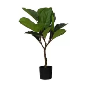 EGLO Yubetsu Artificial Fig Plant With Black Plastic Pot
