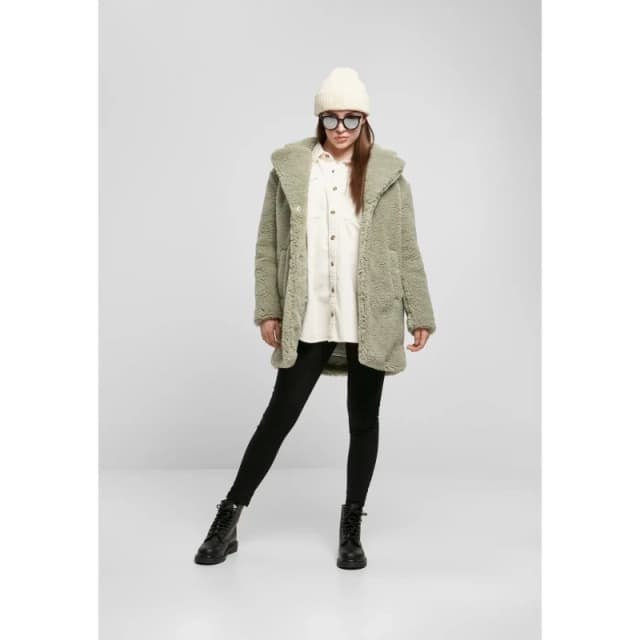 Urban Classics Womens coat Urban Classics oversized sherpa Vert Female S