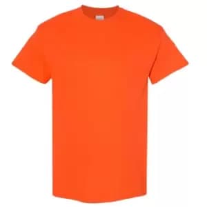 Gildan Mens Heavy Cotton Short Sleeve T-Shirt (2XL) (Orange)