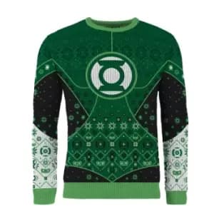 Green Lantern Christmas Jumper (Size L)