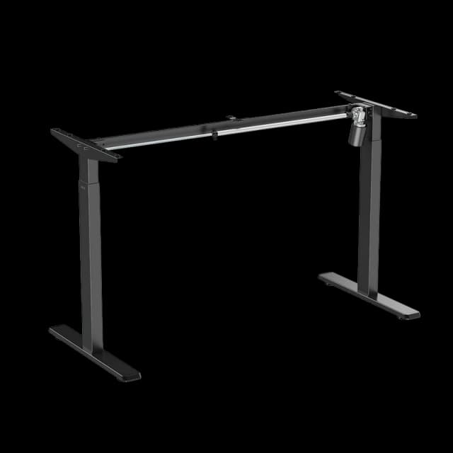 LogiLink Sit-stand desk frame. single motor. easy-use controller. blac
