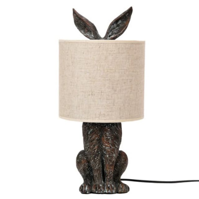 Hestia Hiding Rabbit Table Lamp Beige