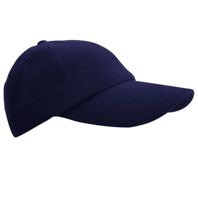Result Result Men Low Profile Heavy Brushed Cotton Baseball Cap Pack of 2 in Navy Navy One Size Male 5059269084561