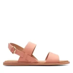 Clarks Karsea Strap Flat Sandals - Pink