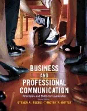 business and professional communication principles and skills for leadershi