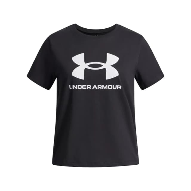 Kid's T-Shirt Under Armour Big Logo Noir Male 8/10 ans