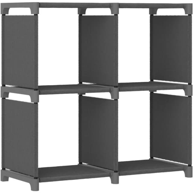 VIDAXL Vidaxl - 4-Cube Display Shelf Grey 69x30x72.5cm Fabric 8720286042571