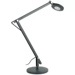 Fan Europe LOCKE LED Reading Desk Lamp Grey 500lm 4000K 55x19.3cm