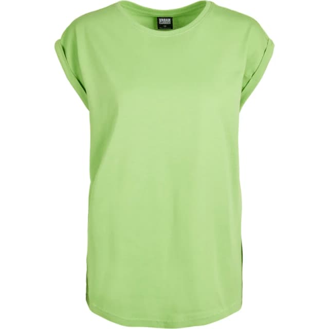 Urban Classics Womens T-Shirt Urban Classics extended shoulder- large sizes Vert Female 2XL