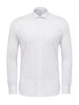 Ted Baker Endurance Roset Slick Rick Shirt, White, Size 15, Men