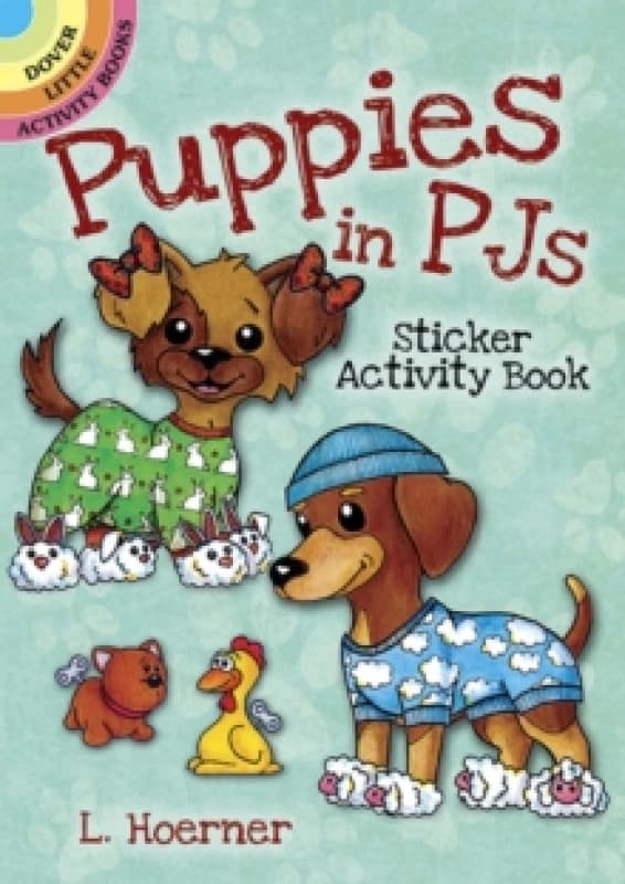 puppies in pjs sticker activity book 9780486824079