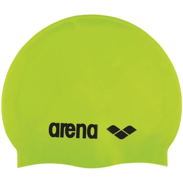Arena Classic Silicone Beanie de Bain for Children Vert Unisex TU