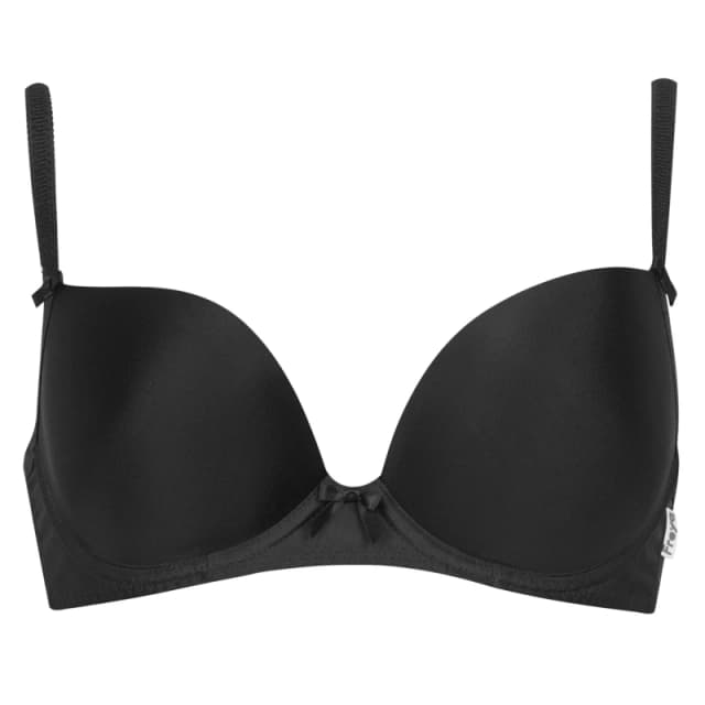 Freya Deco Underwired Plunge Bra BLK Black female 28G