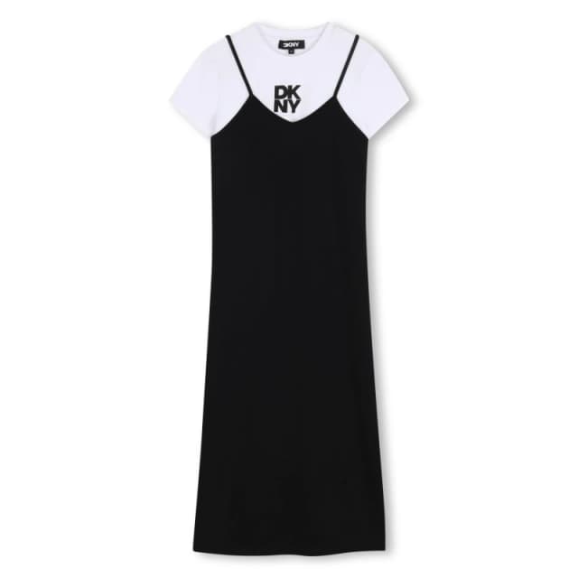 DKNY Dress Jn63 Black female 6Y