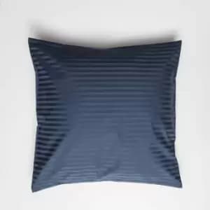 Belledorm 540 Thread Count Satin Stripe Continental Pillowcase (One Size) (Navy)