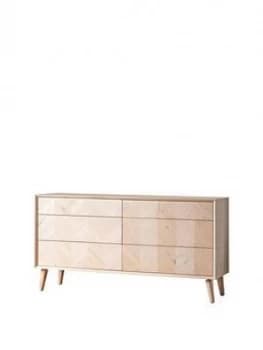 Hudson Living Milano 6 Drawer Sideboard