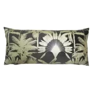Malaysian Palm Foil Printed Cushion Mink