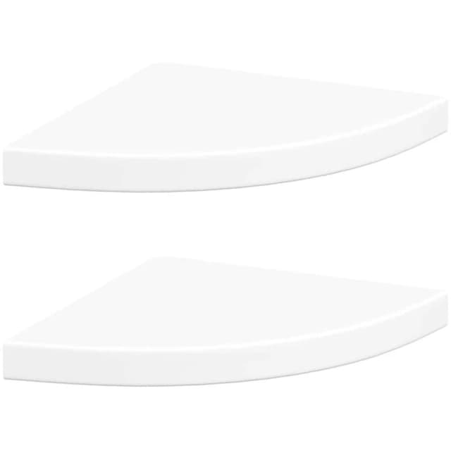 VIDAXL Vidaxl - Floating Corner Shelves 2 pcs White 35x35x3.8cm mdf 8720286075487