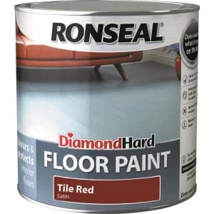 Ronseal Diamond Hard Floor Paint Tile Red 2.5l