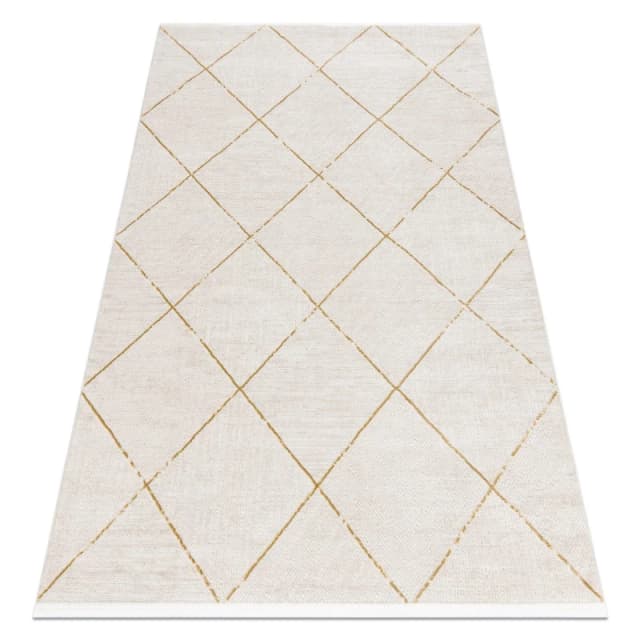 RugsX Duke Rug in Yellow Size: 80cm x 150cm Yellow Unisex 80cm x 150 cm