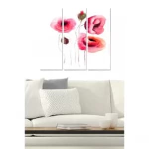 MDF1375311 Multicolor Decorative MDF Painting (3 Pieces)