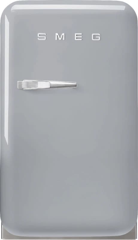 Smeg 50s Style Right Hand Hinged Minibar FAB5RSV6 72cm Fridge - Silver - C Rated