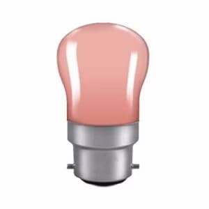 Crompton 15W Bayonet Cap Pygmy Sign Bulb - Pink