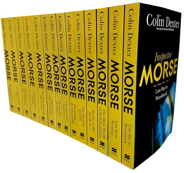 Colin Dexter's Inspector Morse 14 Books Collection Set (Last Seen Wearing, The Riddle of the Third Mile) Colin Dexter Books