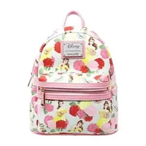 Disney by Loungefly Backpack Beauty and the Beast Belle Rose AOP heo Exclusive