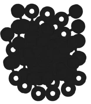 Number Plate Plastic Caps - Black PWN1061 WOT-NOTS