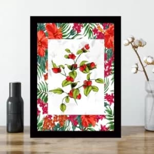SC056698251733 Multicolor Decorative Framed MDF Painting