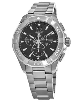 Tag Heuer Aquaracer 300M Chronograph 43mm Black Dial Steel Mens Watch CAY1110.BA0927 CAY1110.BA0927