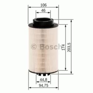 Bosch 1457429655 Fuel Filter Element N9655