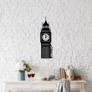 London Black Decorative Metal Wall Accessory