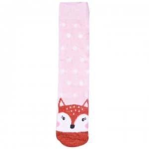 Totes Single Print Socks - Orange Fox