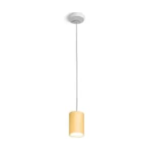 Tube Slim Pendant Light - Leaf Gold Finish, 1x GX53
